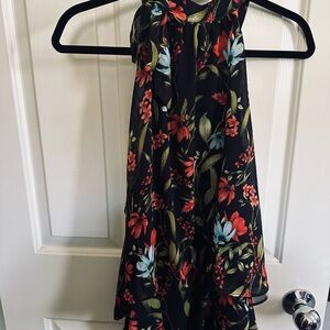 CeCe Floral Halter Top